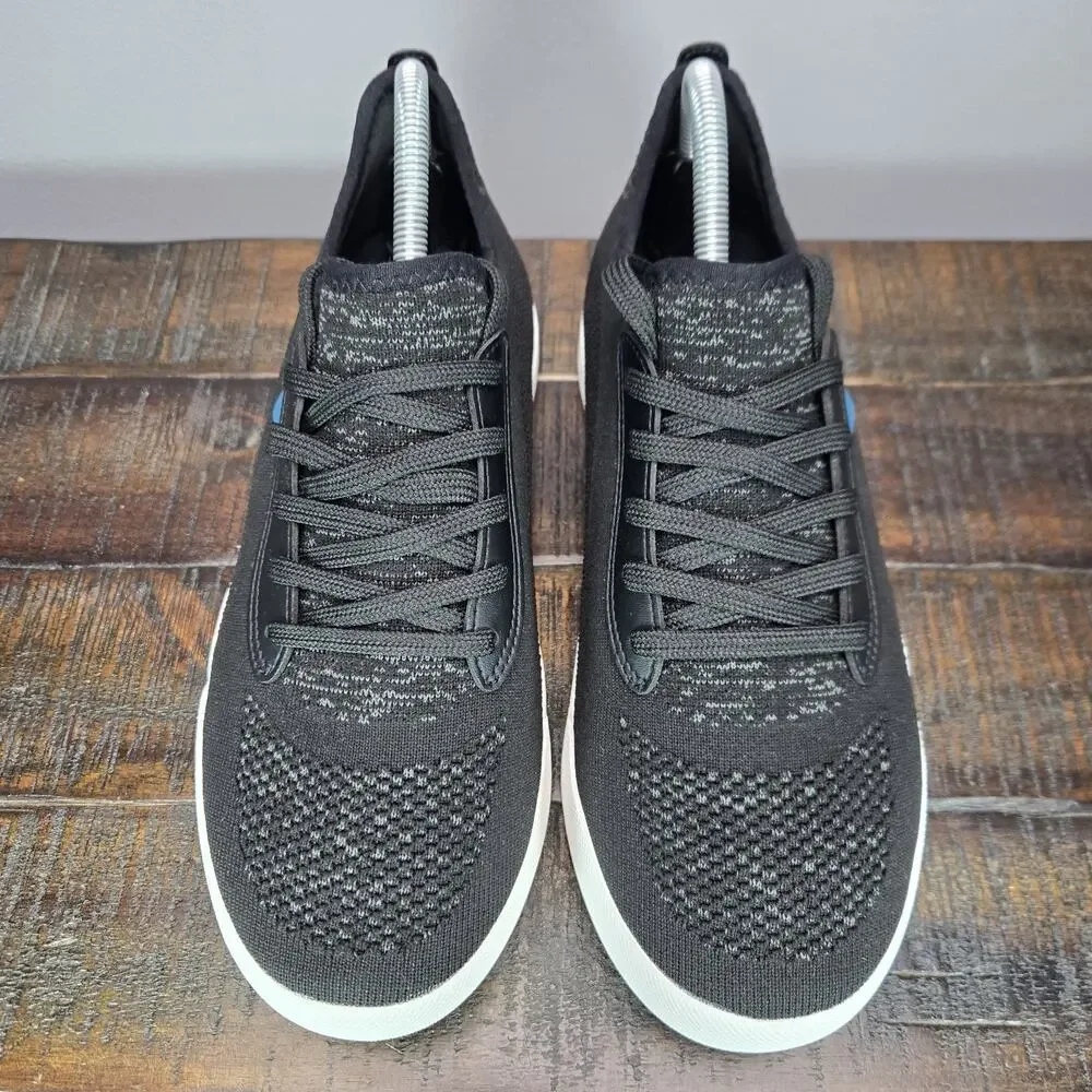 NEW Vessi Weekend 1.5 Sneaker Womens Size 6 Waterproof Shoes Asphalt Black White